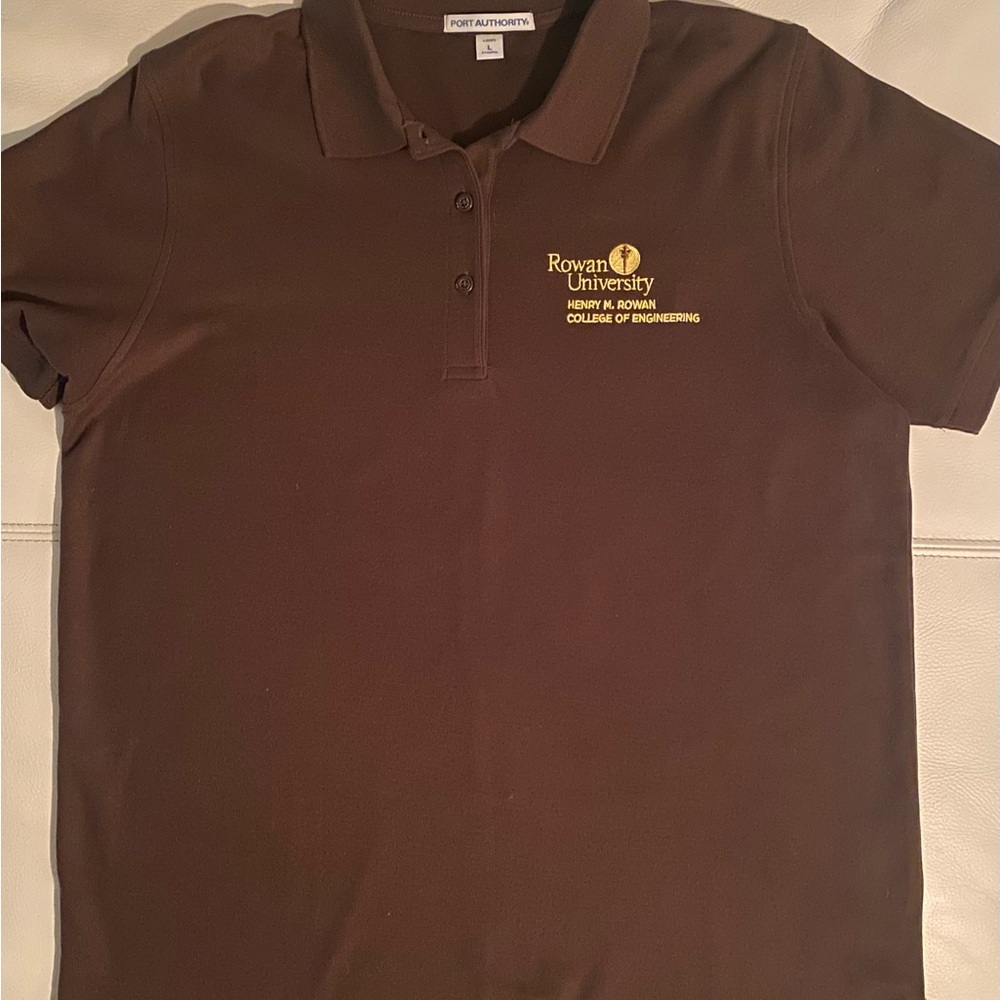 Rowan University Brown Polo Shirt - College of Engineering